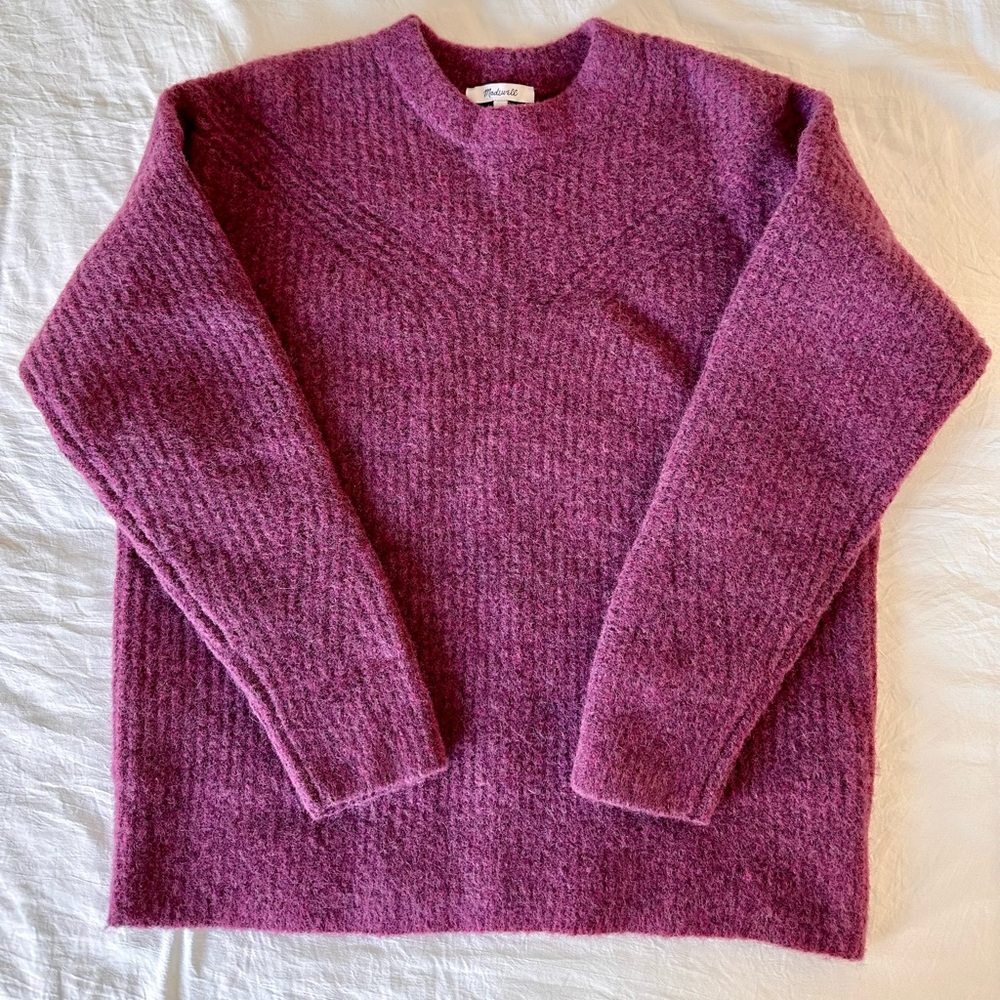 Madewell Belfiore Ribbed Pullover Sweater